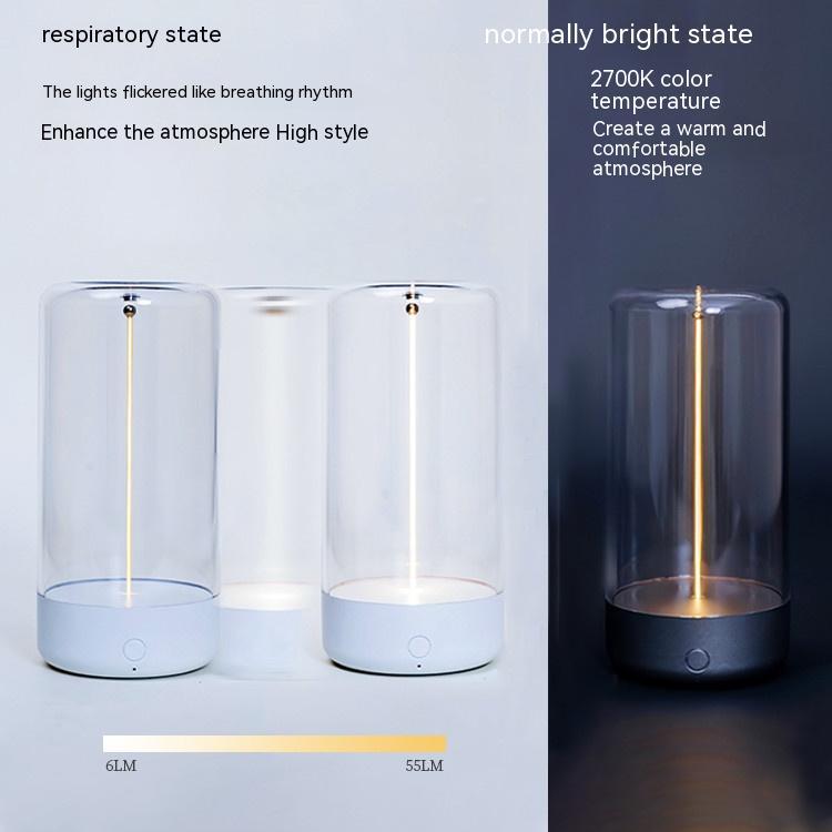Rechargeable Portable Night Light With High Transparency And Anti-Drop Creative Atmosphere