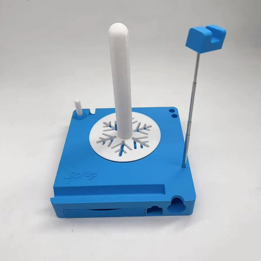 Multi-Functional Yarn Spool Box Shiny Portable Storage Box for Knitting and Crafts