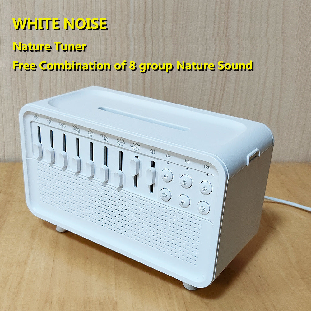 3 in 1 Bluetooth Speaker White Noise Sleep Night Light Humidifier with Nature Sounds