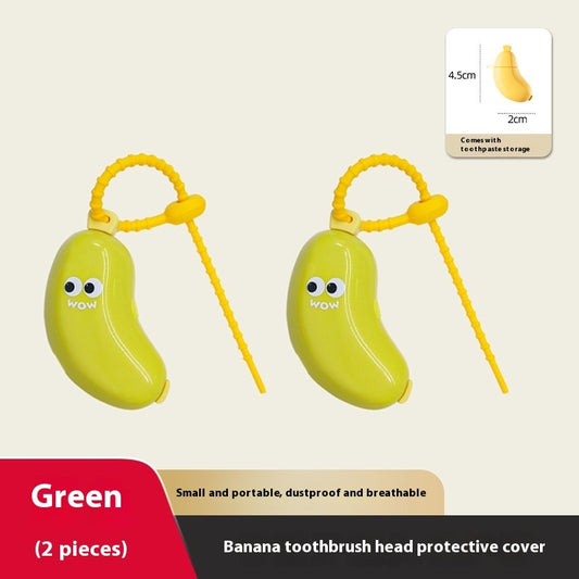 Banana Portable Toothbrush Storage Dust Cover for Electric Travel Toothbrush and Accessories