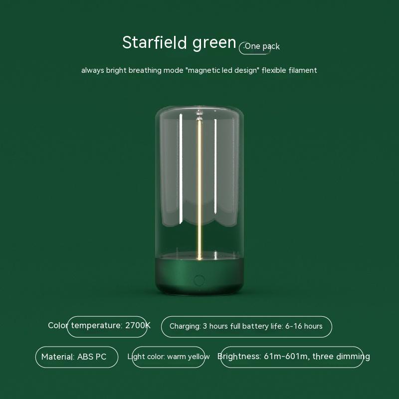 Rechargeable Portable Night Light With High Transparency And Anti-Drop Creative Atmosphere