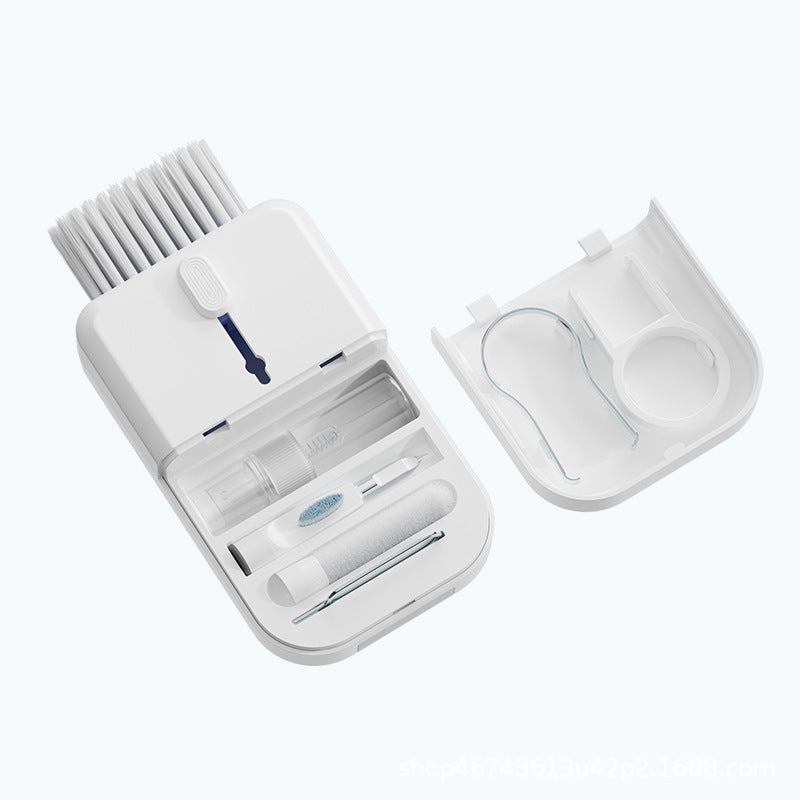 Portable 11 in 1 Multifunctional Cleaning Kit for Computer Keyboard, Phone Screen, and Earphones