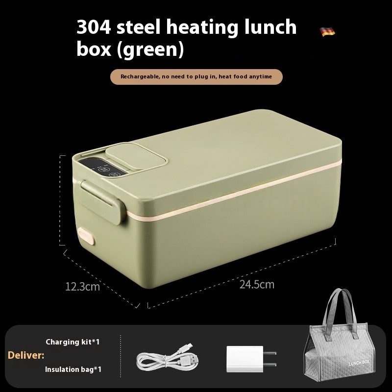 Large Capacity Electric Heat Insulation Lunch Box for Office Travel School and Outdoor