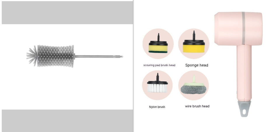 Electric Automatic Dishwashing Professional Kitchen Bathtub Tile Cleaning Brush