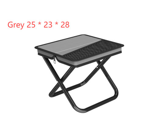 Camping Portable Pencil Bag Folding Stool with Lightweight Design for Travel and Outdoor
