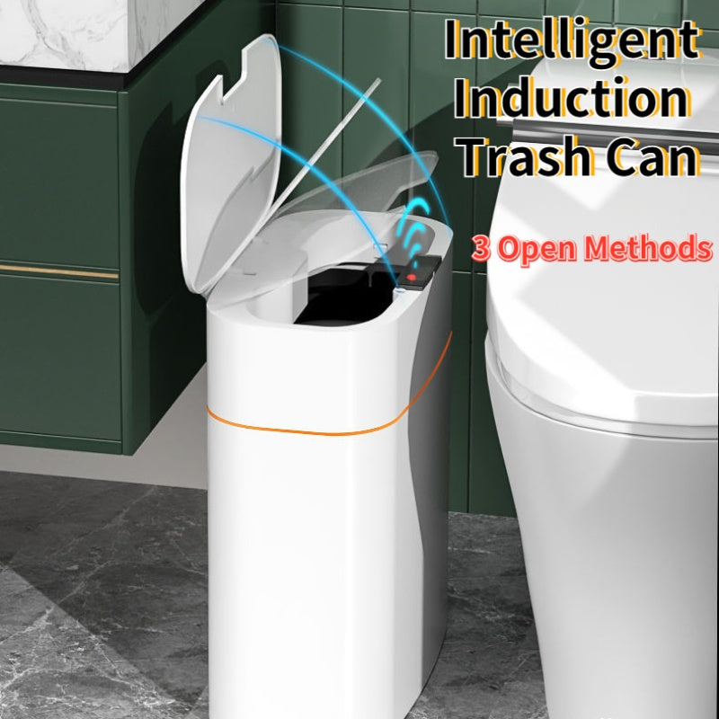 Smart Trash Can With Lid For Living Room and Kitchen
