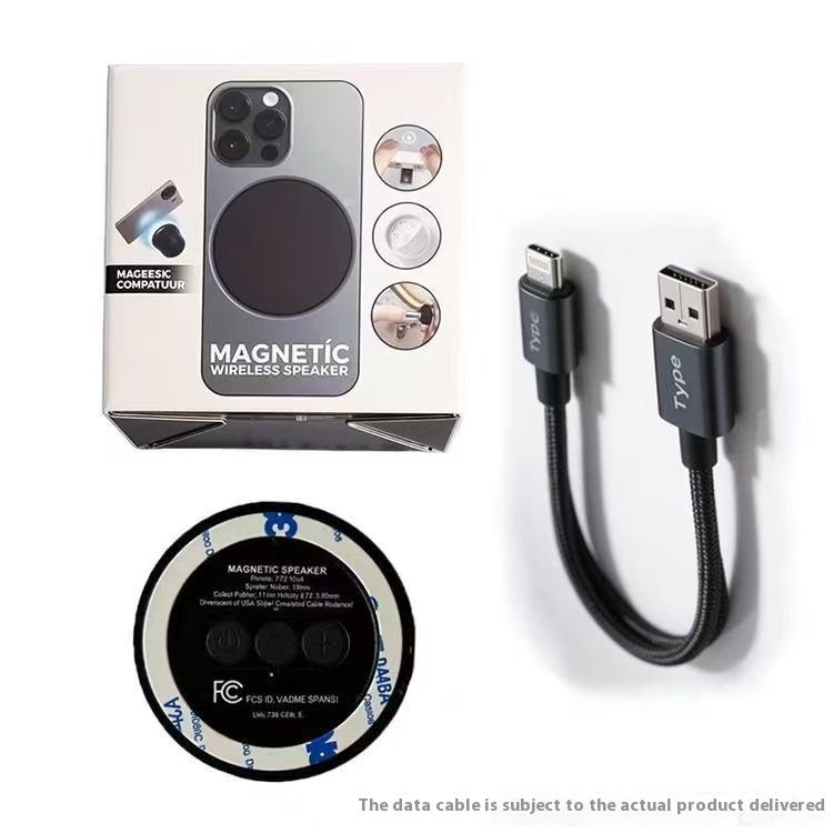 Portable Waterproof Mini Magnetic Bluetooth Speaker with Powerful Sound for Travel and Outdoor