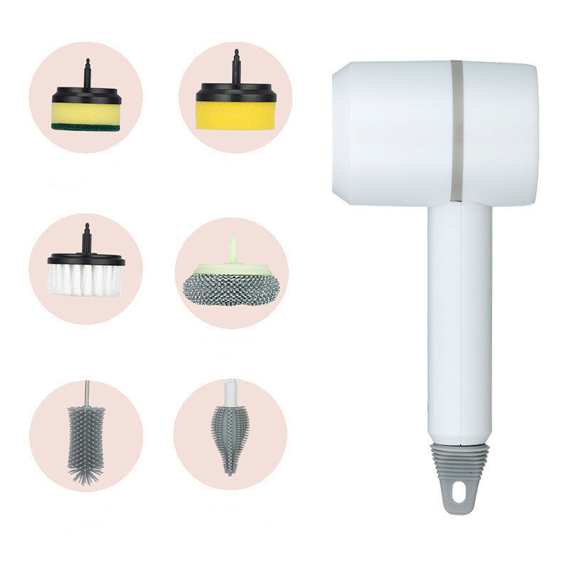 Electric Automatic Dishwashing Professional Kitchen Bathtub Tile Cleaning Brush