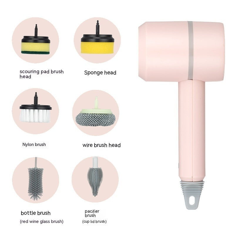 Electric Automatic Dishwashing Professional Kitchen Bathtub Tile Cleaning Brush