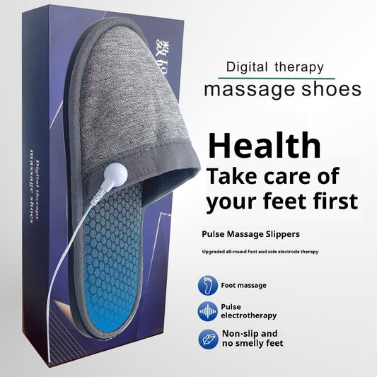 Massage Slippers Pulse Electrode Micro Current Physiotherapy Non-Slip Foot Relaxation Shoes