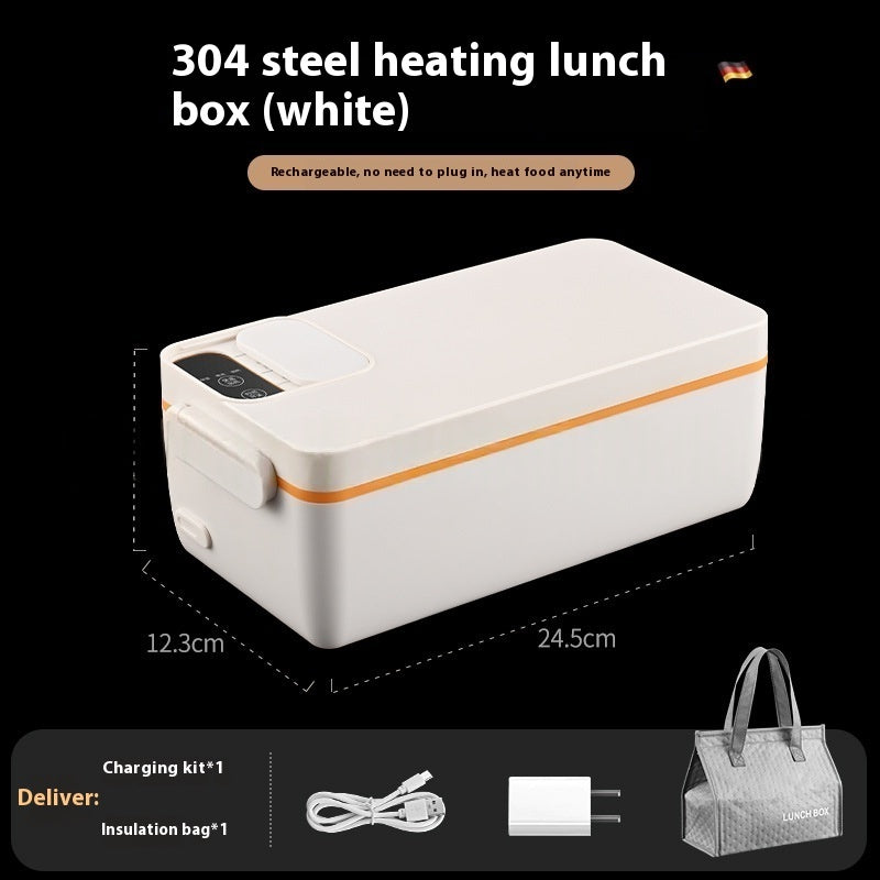 Large Capacity Electric Heat Insulation Lunch Box for Office Travel School and Outdoor