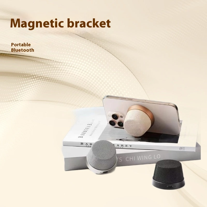 Portable Waterproof Mini Magnetic Bluetooth Speaker with Powerful Sound for Travel and Outdoor