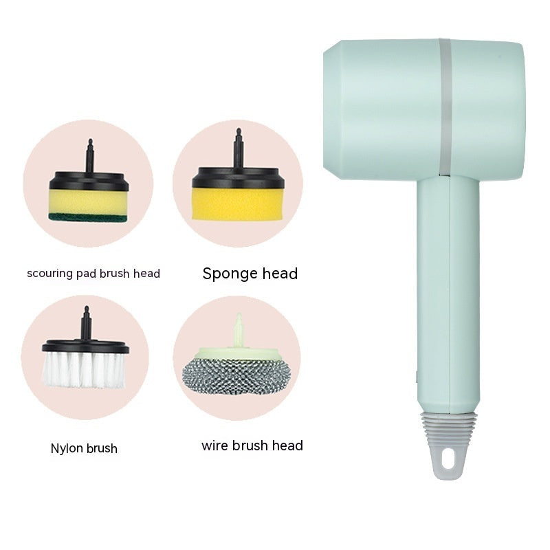 Electric Automatic Dishwashing Professional Kitchen Bathtub Tile Cleaning Brush