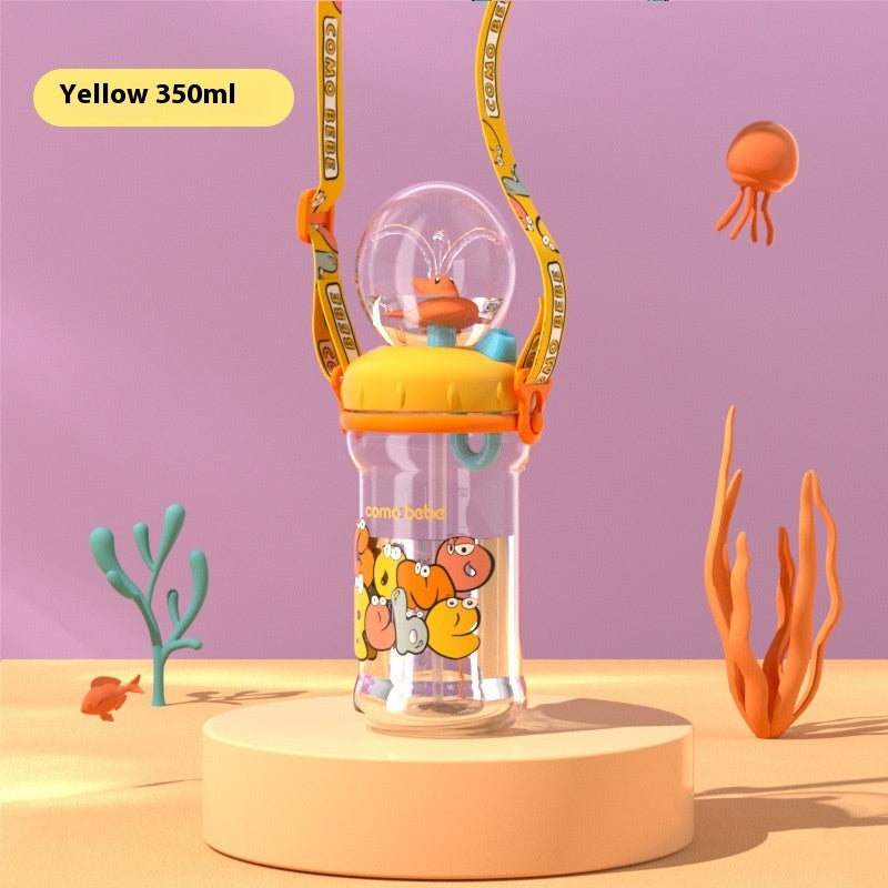 Whale Diving Cup Baby Drinking Water Fountain Cup for Toddlers and Kids Travel Use