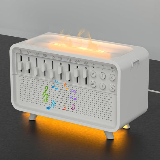 3 in 1 Bluetooth Speaker White Noise Sleep Night Light Humidifier with Nature Sounds