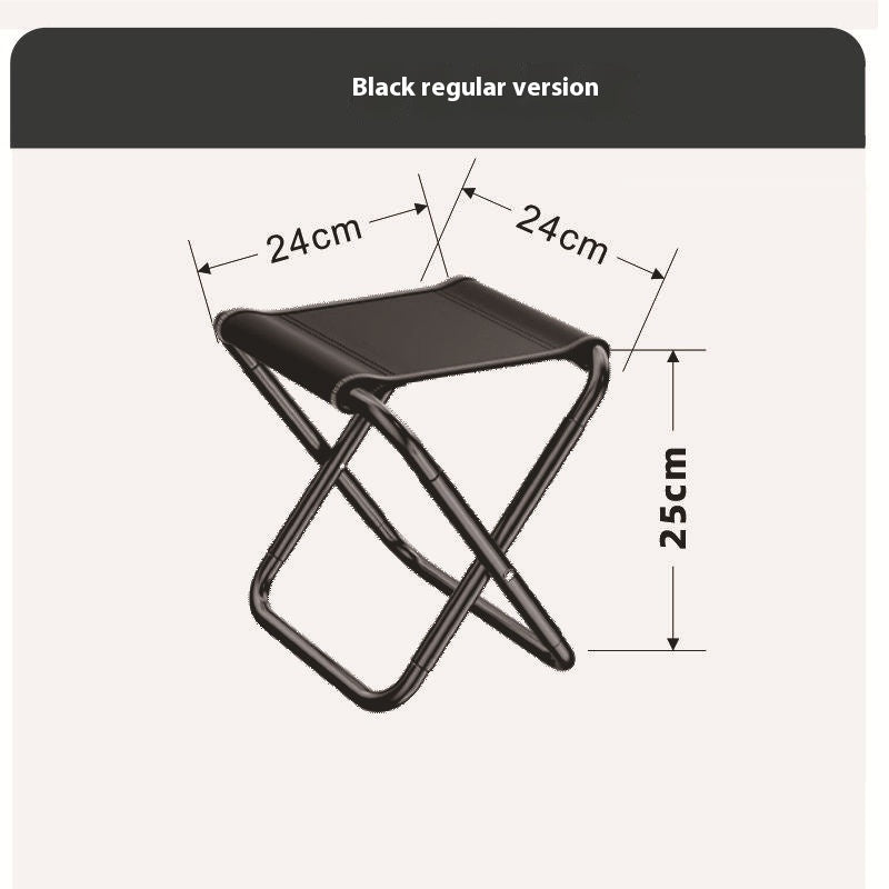 Camping Portable Pencil Bag Folding Stool with Lightweight Design for Travel and Outdoor